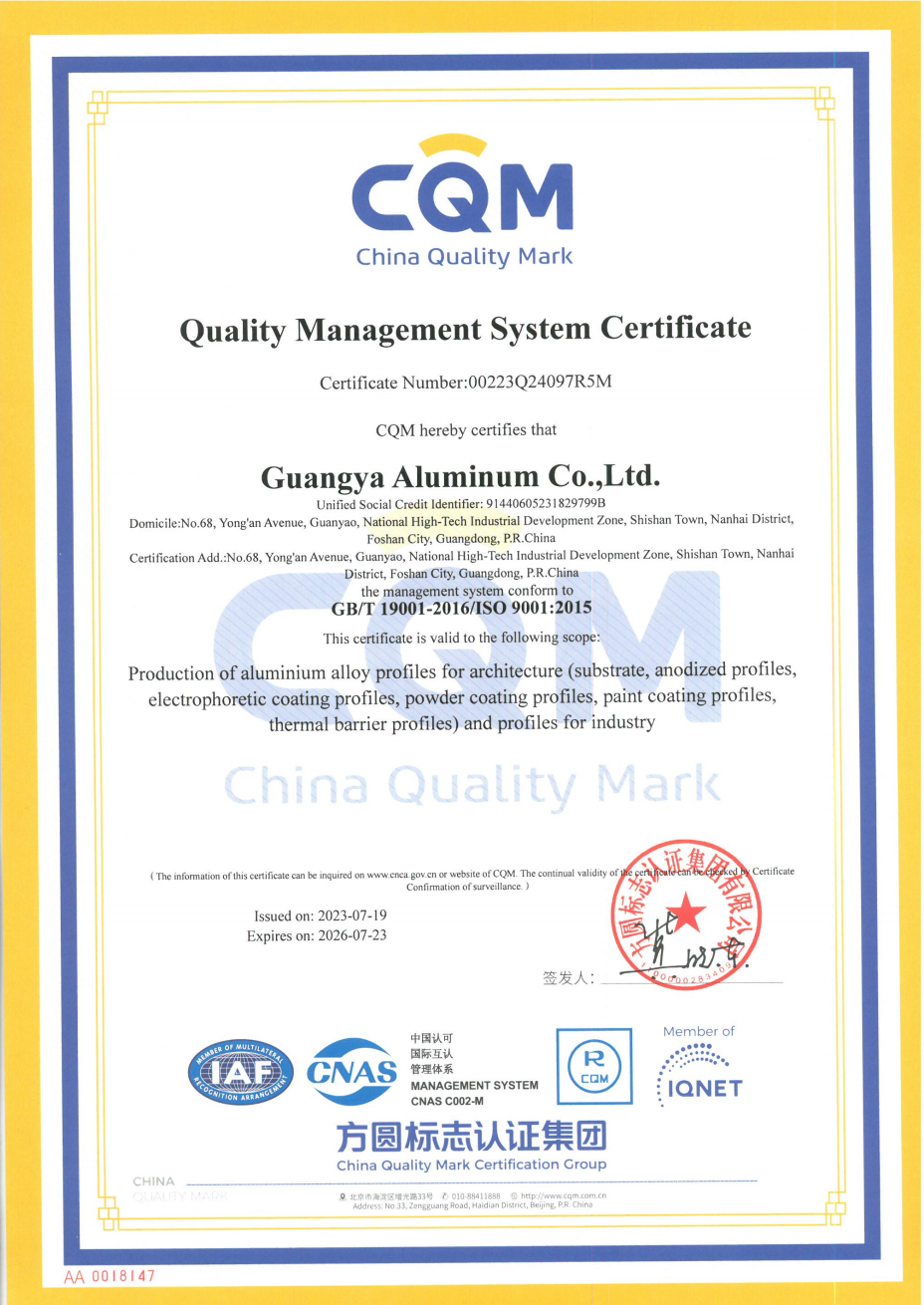 manufacturer with ISO 9001